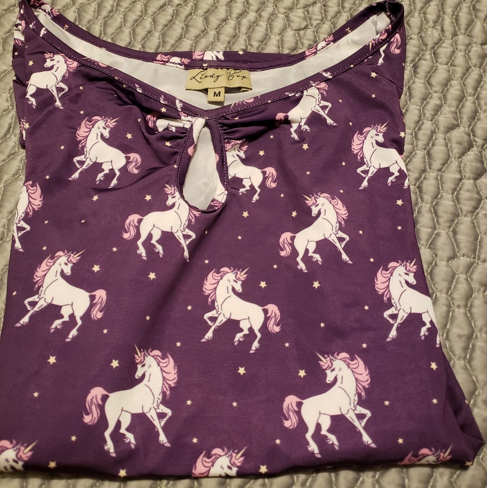 Unicorn blouse by Lindy Bop